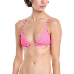 Bond-Eye Swim Womens  Luana Triangle Bikini Top, Yellow